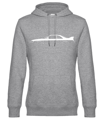 'Nissan Skyline GT-R (R33)' Silhouette - Sweat à capuche standard homme - Gris chiné - Devant