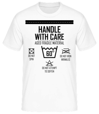 Handle With Care 60 - T-shirt standard Homme - Blanc - Devant