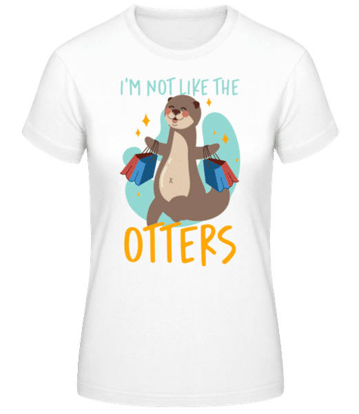 Aperçu: Not Like The Otters - T-shirt standard Femme - Blanc - Devant