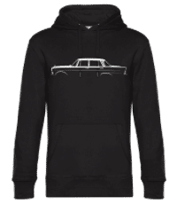 'Mercedes-Benz 230 (W110)' Silhouette - Männer Standard Hoodie - Schwarz - Vorne