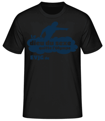 Dieu Du Sexe - T-shirt standard Homme - Noir - Devant