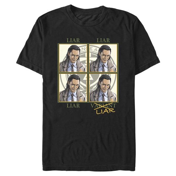 Aperçu: Marvel - Loki - Loki Liar Or Variant - Homme T-shirt - Noir - Devant