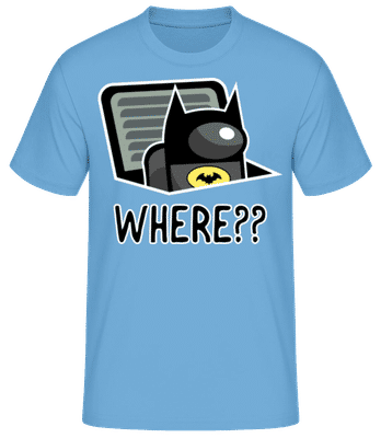 Batman Style Among Us Imposter - Pánské basic tričko - Světle modrá - Napřed