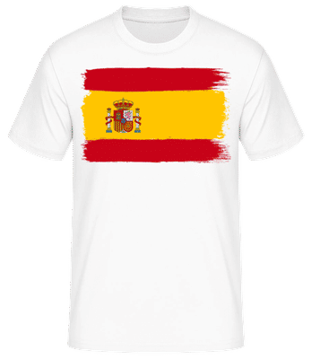 Drapeau Espagne - T-shirt standard Homme - Blanc - Devant