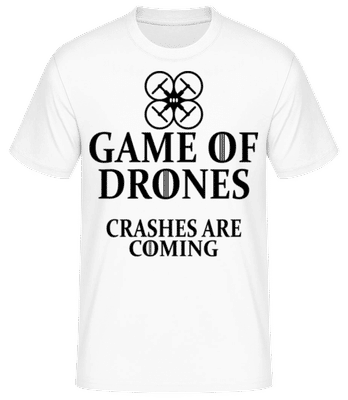 Game Of Drones - T-shirt standard Homme - Blanc - Devant