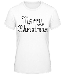 Merry Christmas Black · Camiseta para mujer B&C