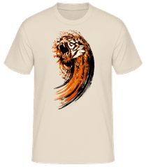 Brüllender Tiger · Männer Basic T-Shirt