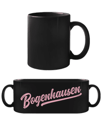 Bogenhausen Swoosh · Schwarze Tasse