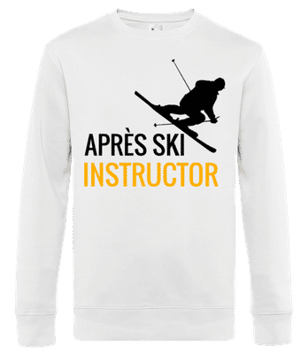 Après Ski Instructor - Sweat-shirt standard pour homme - Blanc - Devant