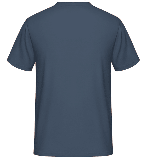 Aperçu: Black Cat Club -  T-Shirt Shirtinator homme - Bleu denim - Derrière