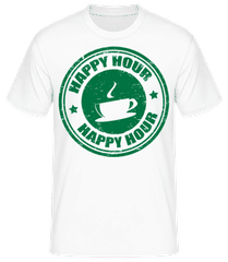 Happy Hour Coffee · Männer Basic T-Shirt