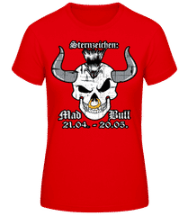 Metal Sternzeichen Mad Bull · Frauen T-Shirt B&C