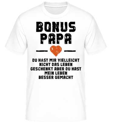 Bonus Papa black · Shirtinator Männer T-Shirt Shirtinator