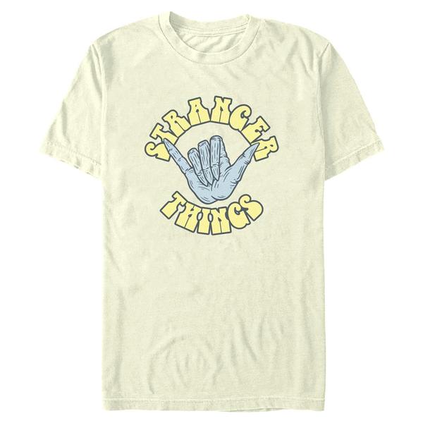 Aperçu: Netflix - Stranger Things - Rad Things - Homme T-shirt - Crème - Devant