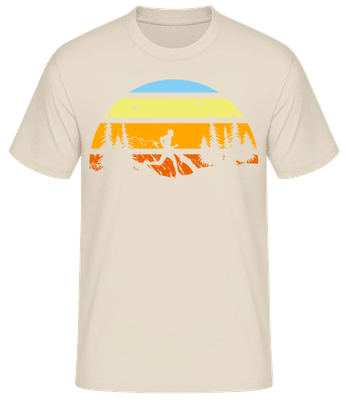 Mountain Run - T-shirt standard Homme - Crème - Devant