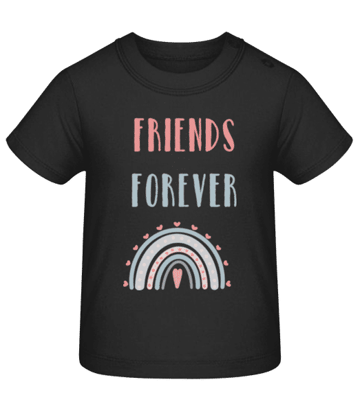Aperçu: Friends Forever - T-shirt Bébé - Noir - Devant