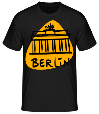 Signe De Berlin - T-shirt standard Homme - Noir - Devant