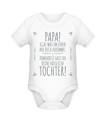 Papa Keine Haessliche Tochter · Baby Bio Strampler