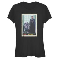 Star Wars - The Mandalorian - Luke Skywalker Training Begins Card - Mujeres Camiseta - Negro - delante