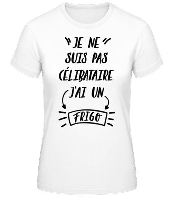 J'Ai Un Frigo - T-shirt standard Femme - Blanc - Devant
