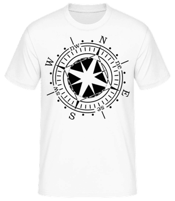 Boussole - T-shirt standard Homme - Blanc - Devant