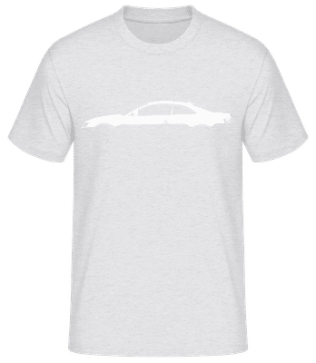 'Audi A5 8F' Silhouette - T-shirt standard Homme - Gris chiné - Devant
