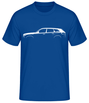 'BMW XM' Silhouette - Pánske basic tričko - Kráľovská modrá - Predné