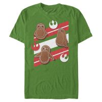 Star Wars - El despertar de la Fuerza - Porg Ginger s - Navidad - Hombres Camiseta - Verde irlandés - delante