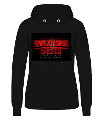 Stranger Shit Abi Geschafft Ohne Lernen - Frauen Hoodie - Schwarz - Vorne