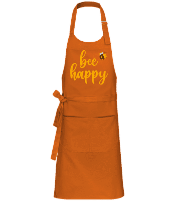 Bee Happy - Professional Apron - Pumpkin - Front