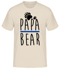 Papa Bear Letters · Men's Basic T-Shirt
