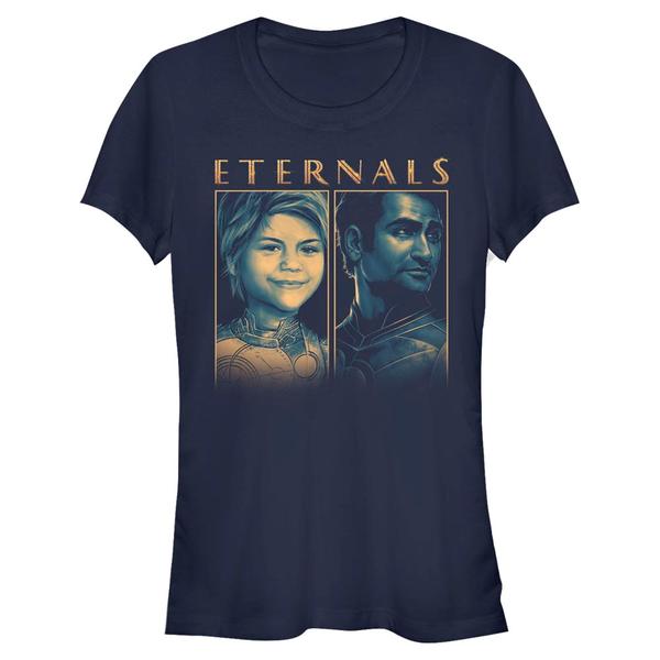 Aperçu: Marvel - Eternals - Duo Eternal Group - Femme T-shirt - Bleu marine - Devant