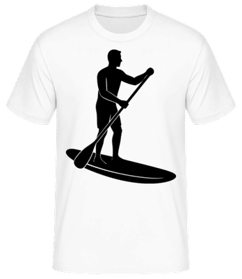 SUP - Männer Basic T-Shirt - Weiß - Vorne
