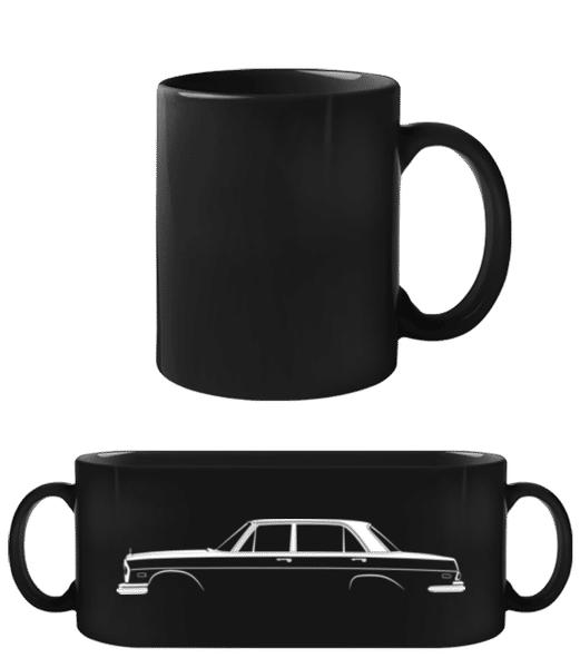 Aperçu: 'Mercedes 300 SEL 6.3 W109' Silhouette - Tasse Noire - Noir - Devant