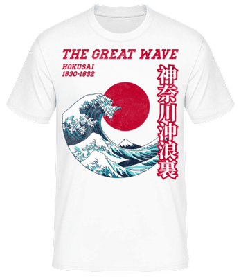 Kanagawa - T-shirt standard Homme - Blanc - Devant