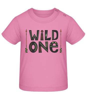 Wild One - Tričko pre bábätká - Ružová - Predné