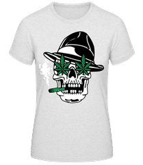 Weed Skull · Camiseta básica de mujer