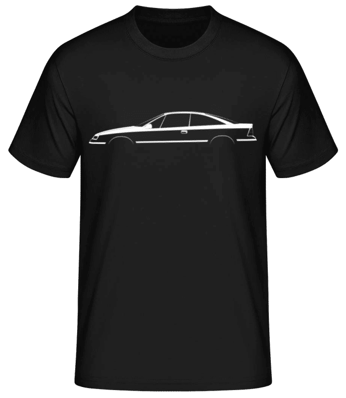 Preview: 'Opel Calibra' Silhouette - Men's Basic T-Shirt - Black - Front