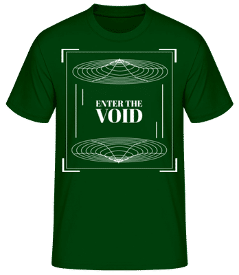 Void - Männer Basic T-Shirt - Flaschengrün - Vorne