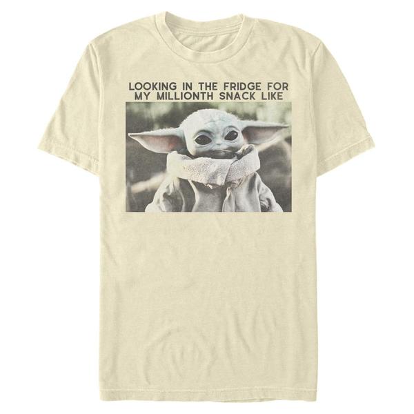 Aperçu: Star Wars - The Mandalorian - The Child Millionth Snack - Homme T-shirt - Crème - Devant