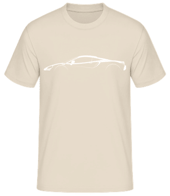 'McLaren Artura' Silhouette - T-shirt standard Homme - Crème - Devant