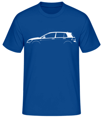 'Volkswagen Golf GTI Mk7' Silhouette - Männer Basic T-Shirt - Royalblau - Vorne