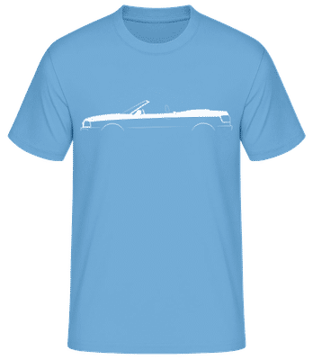 'Audi Cabriolet' Silhouette - Men's Basic T-Shirt - Light blue - Front