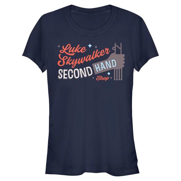 Vorschau: Star Wars - Luke Skywalker Second Hand Luke - Frauen T-Shirt - Marine - Vorne