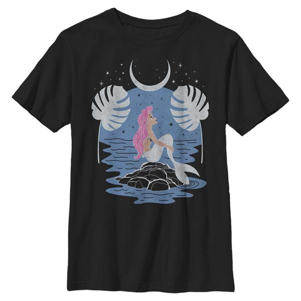 Aperçu: Disney - Ariel La Petite Sirène - Malá mořská víla Celestial - Enfant T-shirt - Noir - Devant