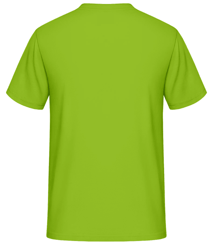 Náhled: My 'Uber' Just Arrived - Pánské basic tričko - Limetová - Vzadu