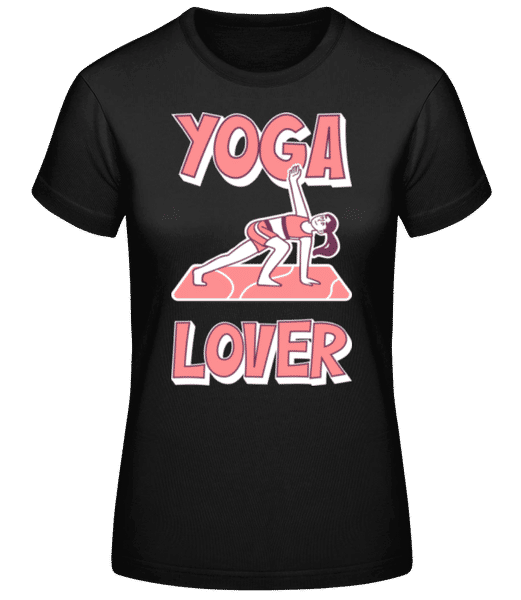 Aperçu: Yoga Lover - T-shirt standard Femme - Noir - Devant