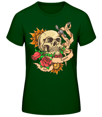 Love And Death - T-shirt standard Femme - Vert bouteille - Devant