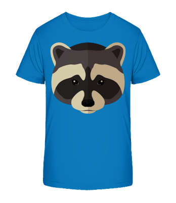 Racoon Comic Shadow - Kid's Organic T-Shirt Stanley Stella 2.0 - Royal blue - Front