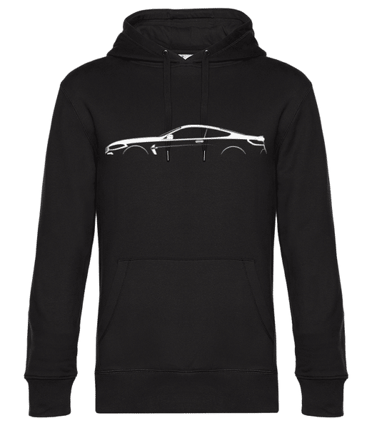 'BMW M8 G15' Silhouette - Sweat à capuche premium Unisexe - Noir - Devant